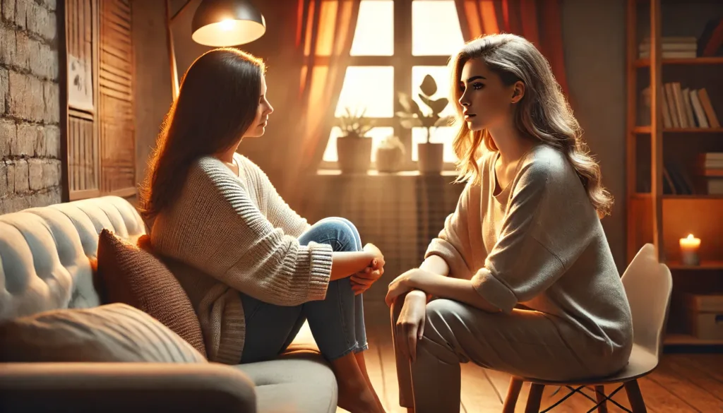 soutien moral entre femme